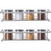 4 Pack Spice Racks Spice Rack Organizer for Cabinet, Door Mount